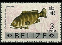 Belize 1973 - serie Animali e pesci: 3 c