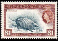 Belize 1953 - serie Regina Elisabetta II e soggetti vari: 1 $