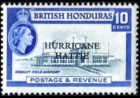 Belize 1953 - serie Regina Elisabetta II e soggetti vari: 10 c