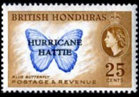 Belize 1953 - serie Regina Elisabetta II e soggetti vari: 25 c