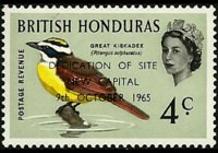 Belize 1962 - set Birds: 4 c