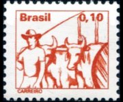Brasile 1976 - serie Mestieri: 0,10 cr