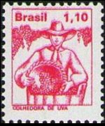 Brasile 1976 - serie Mestieri: 1,10 cr