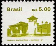 Brasile 1986 - serie Architettura: 5 cz