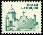 Brasile 1986 - serie Architettura: 100 cz