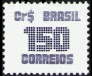Brasile 1985 - serie Cifra: 150 cr