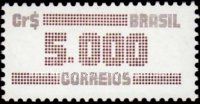 Brasile 1985 - serie Cifra: 5000 cr