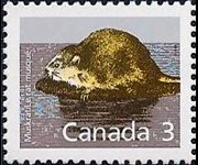 Canada 1988 - serie Mammiferi: 3 c