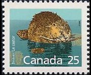 Canada 1988 - serie Mammiferi: 25 c