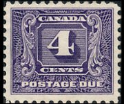 Canada 1930 - serie Cifra: 4 c