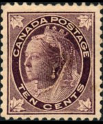 Canada 1897 - serie Regina Vittoria: 10 c