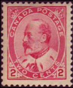 Canada 1903 - serie Re Edoardo VII: 2 c