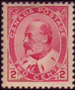 Canada 1903 - serie Re Edoardo VII: 2 c