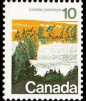 Canada 1972 - serie Vedute: 10 c