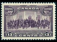 Canada 1935 - serie Re Giorgio V e soggetti vari: 13 c