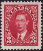 Canada 1937 - serie Re Giorgio VI: 3 c