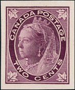 Canada 1897 - serie Regina Vittoria: 2 c