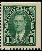 Canada 1937 - serie Re Giorgio VI: 1 c