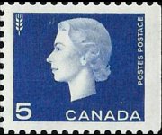 Canada 1962 - set Queen Elisabeth II: 5 c