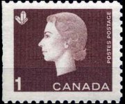 Canada 1962 - set Queen Elisabeth II: 1 c