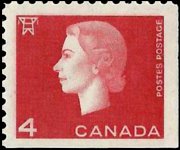 Canada 1962 - set Queen Elisabeth II: 4 c