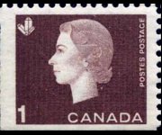 Canada 1962 - serie Regina Elisabetta II: 1 c