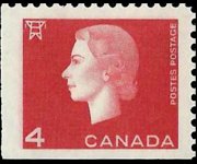 Canada 1962 - set Queen Elisabeth II: 4 c