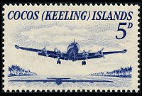 Isole Cocos 1963 - serie Soggetti vari: 5 p