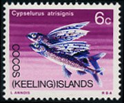 Isole Cocos 1969 - serie Fauna selvatica: 6 c