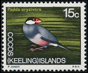 Isole Cocos 1969 - serie Fauna selvatica: 15 c