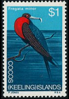 Isole Cocos 1969 - serie Fauna selvatica: 1 $