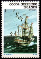 Cocos Islands 1976 - set Ships: 1 c