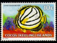 Isole Cocos 1979 - serie Pesci: 10 c