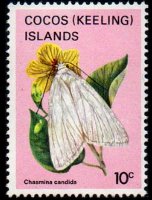 Isole Cocos 1982 - serie Farfalle: 10 c