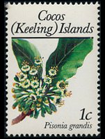 Isole Cocos 1988 - serie Piante: 1 c