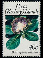 Isole Cocos 1988 - serie Piante: 40 c