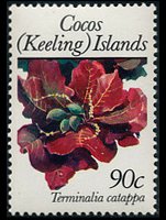 Isole Cocos 1988 - serie Piante: 90 c