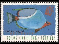 Isole Cocos 1995 - serie Pesci: 40 c