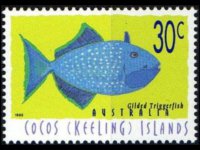 Isole Cocos 1995 - serie Pesci: 30 c