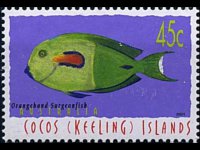 Cocos Islands 1995 - set Fishes: 45 c