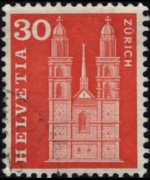 Switzerland 1960 - set Postal history and buildings: 30 c