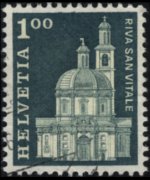 Svizzera 1960 - serie Storia postale e patrimonio artistico: 1,00 fr