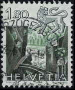 Svizzera 1982 - serie Paesaggi e segni zodiacali : 1,80 fr