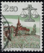 Svizzera 1982 - serie Paesaggi e segni zodiacali : 2,50 fr
