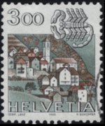 Switzerland 1982 - set Landscapes and star signs: 3,00 fr