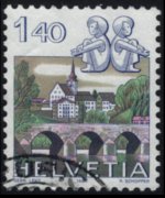 Switzerland 1982 - set Landscapes and star signs: 1,40 fr