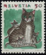 Switzerland 1990 - set Animals: 50 c