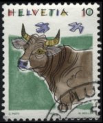 Svizzera 1990 - serie Animali: 10 c