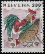 Switzerland 1990 - set Animals: 2,00 fr