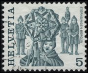 Svizzera 1977 - serie Folklore: 5 c